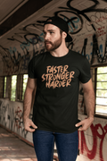 Men's Faster Stronger Printed Regular Gym T-Shirt