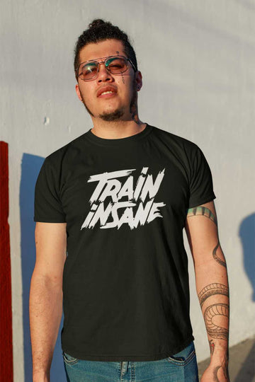 Men's Train Insane Printed Regular Gym T-Shirt